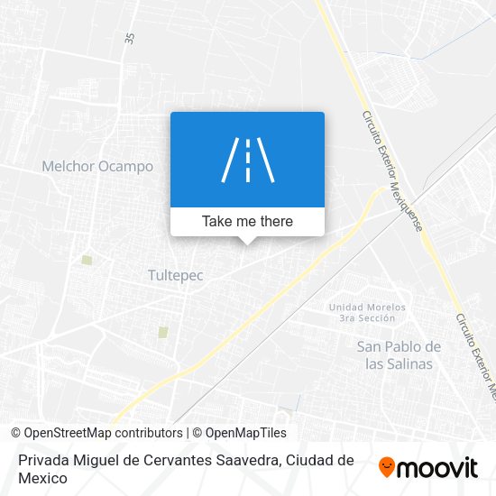 Privada Miguel de Cervantes Saavedra map