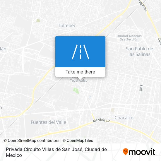 Privada Circuito Villas de San José map