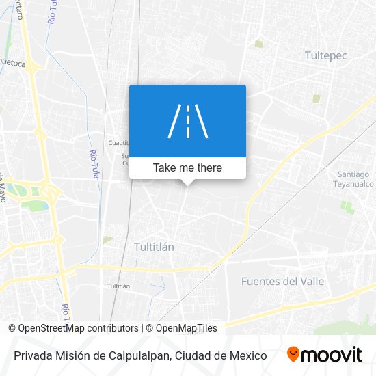 Privada Misión de Calpulalpan map