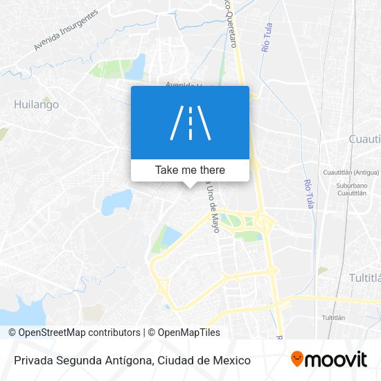 Privada Segunda Antígona map