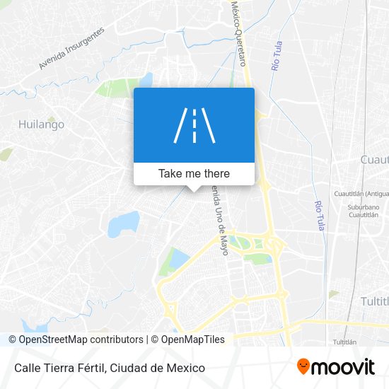 Calle Tierra Fértil map