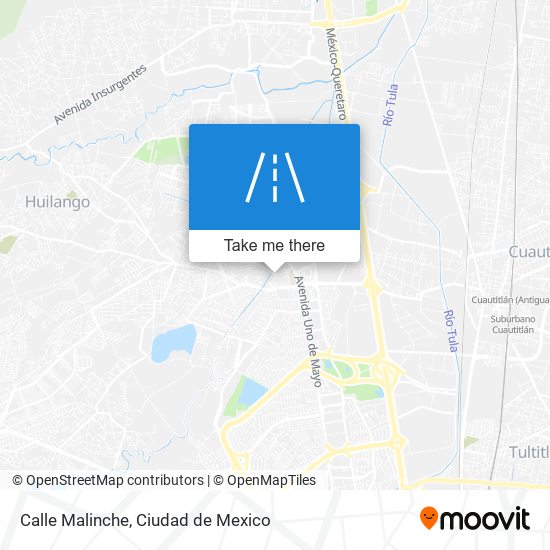 Calle Malinche map