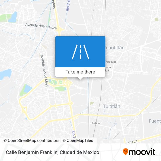 Calle Benjamín Franklin map