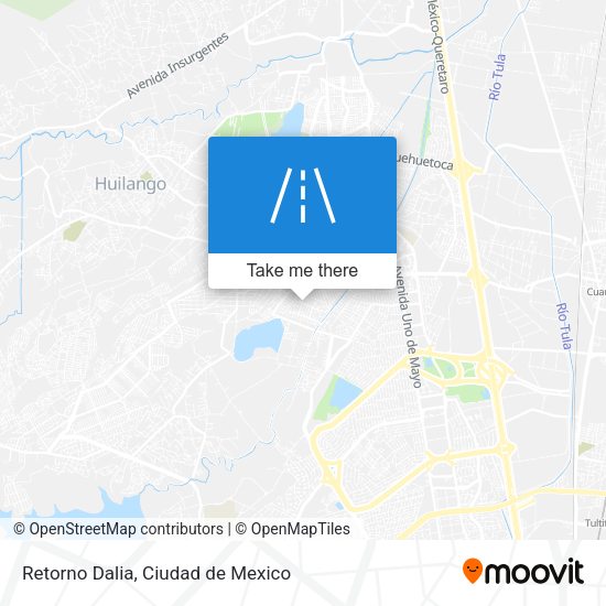 Retorno Dalia map