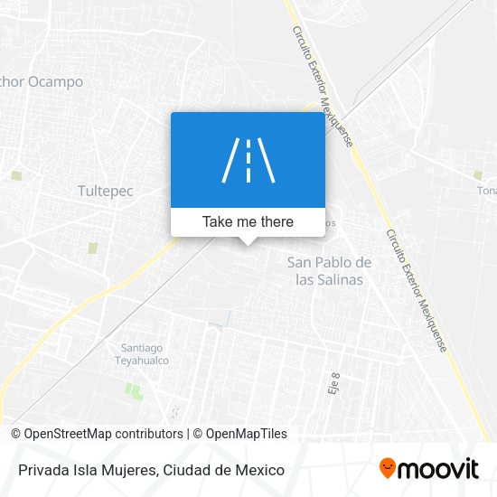 Privada Isla Mujeres map