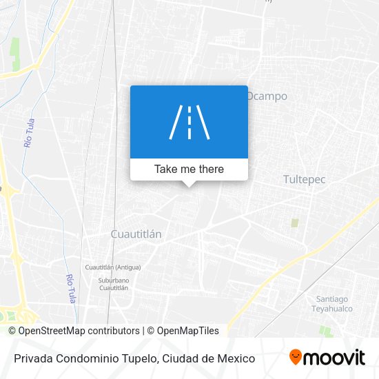 Privada Condominio Tupelo map