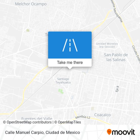 Calle Manuel Carpio map