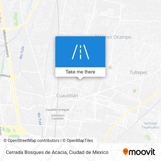 Mapa de Cerrada Bosques de Acacia