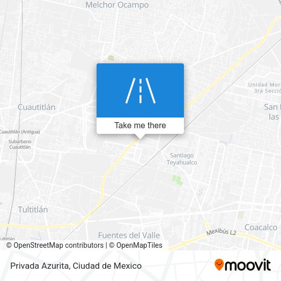 Mapa de Privada Azurita