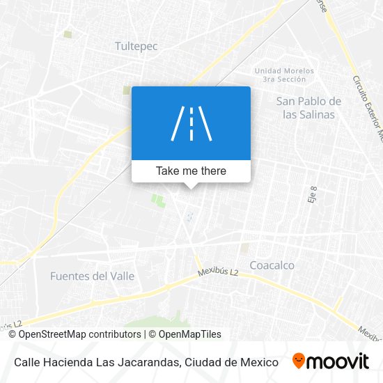 Mapa de Calle Hacienda Las Jacarandas