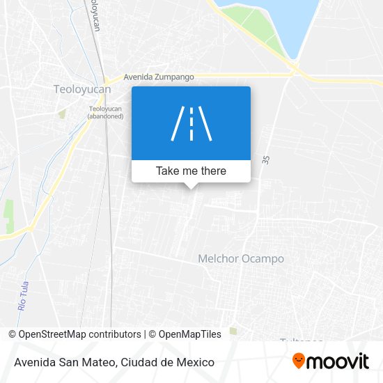 Avenida San Mateo map