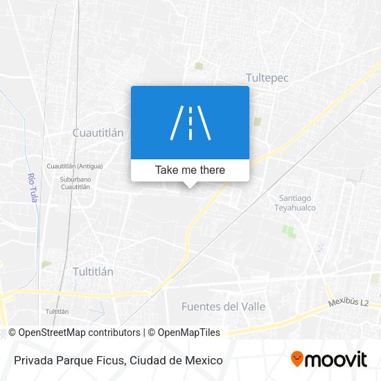 Privada Parque Ficus map