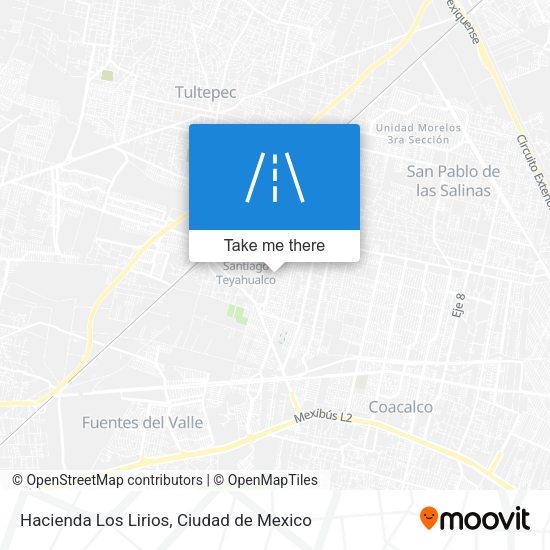 Hacienda Los Lirios map
