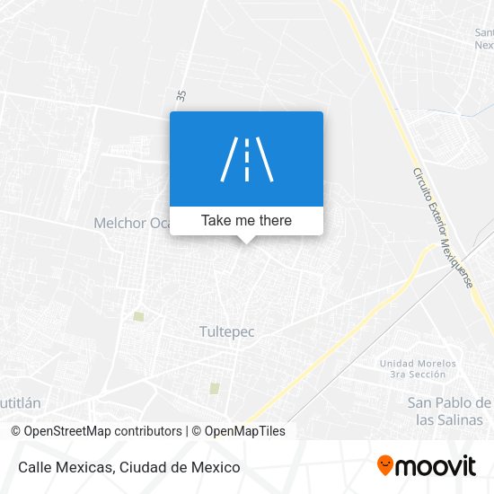 Calle Mexicas map
