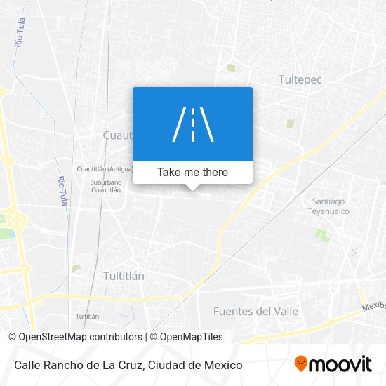 Calle Rancho de La Cruz map