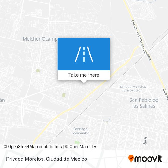 Mapa de Privada Morelos