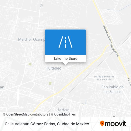 Calle Valentín Gómez Farías map