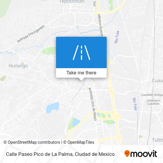 Calle Paseo Pico de La Palma map