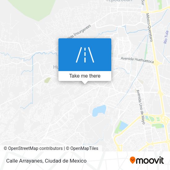 Mapa de Calle Arrayanes