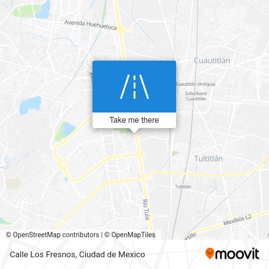 Calle Los Fresnos map
