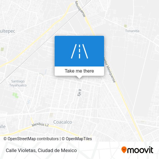 Mapa de Calle Violetas