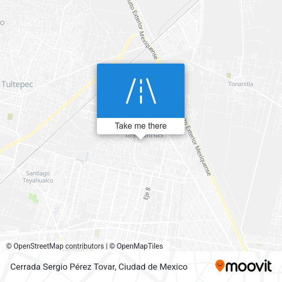 Cerrada Sergio Pérez Tovar map