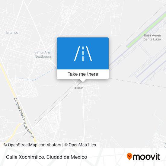 Mapa de Calle Xochimilco