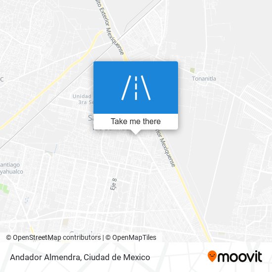 Andador Almendra map
