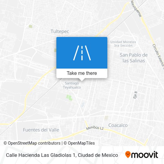 Calle Hacienda Las Gladiolas 1 map