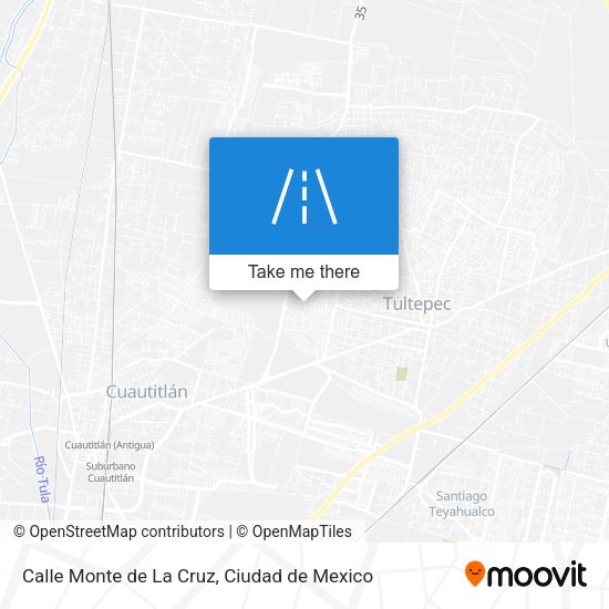 Mapa de Calle Monte de La Cruz