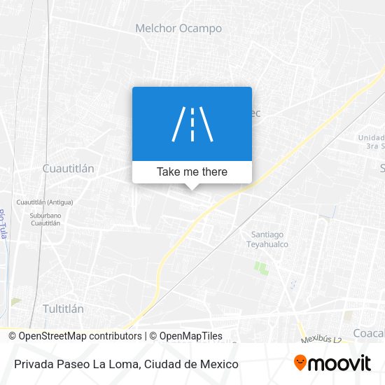 Privada Paseo La Loma map