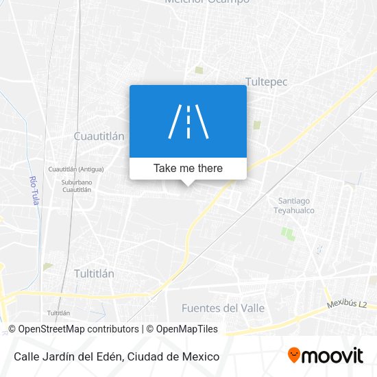 Calle Jardín del Edén map