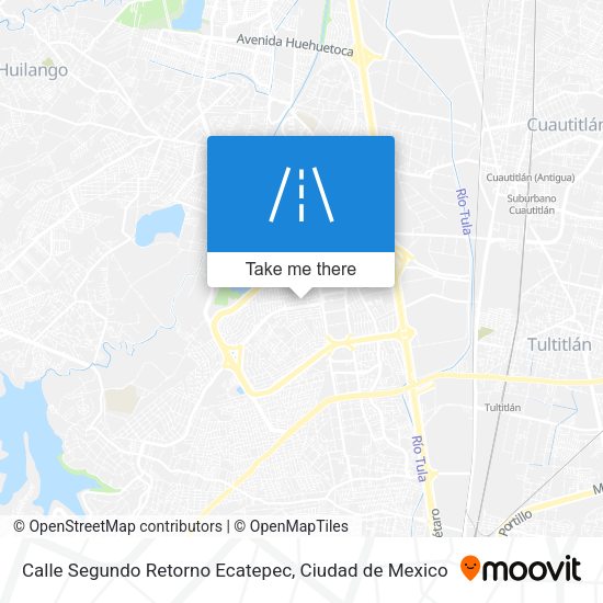 Calle Segundo Retorno Ecatepec map