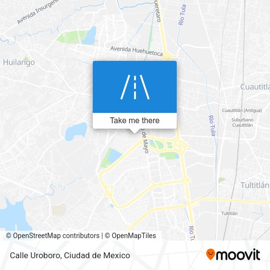 Calle Uroboro map