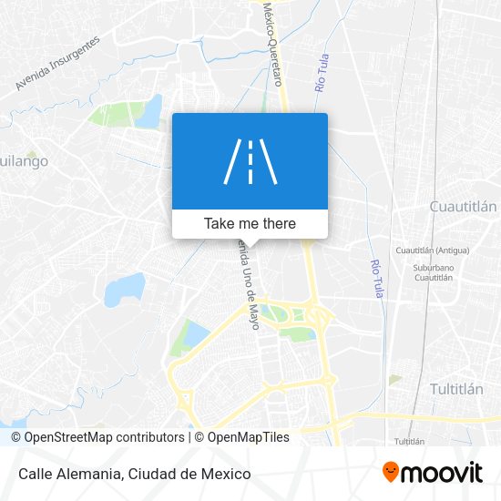 Mapa de Calle Alemania