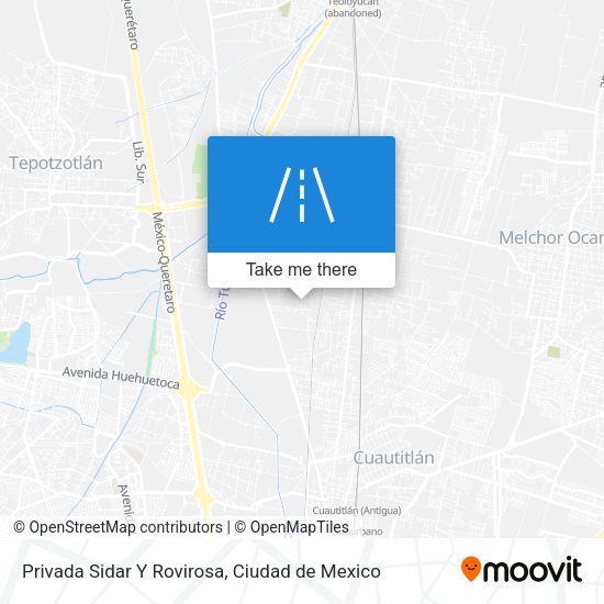 Mapa de Privada Sidar Y Rovirosa
