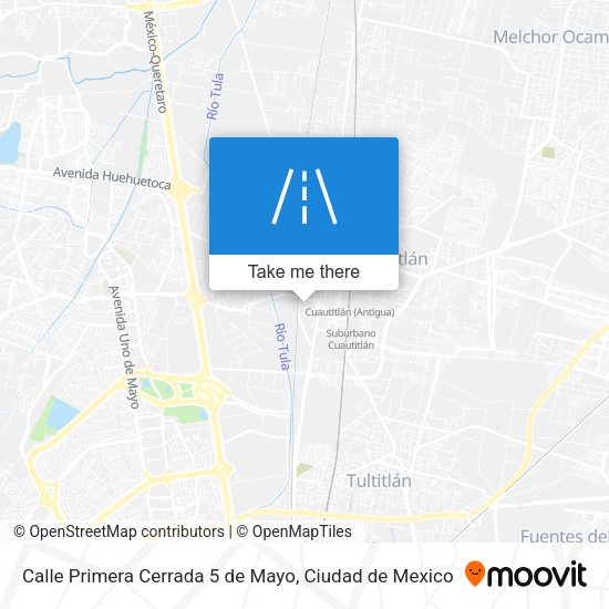 Mapa de Calle Primera Cerrada 5 de Mayo