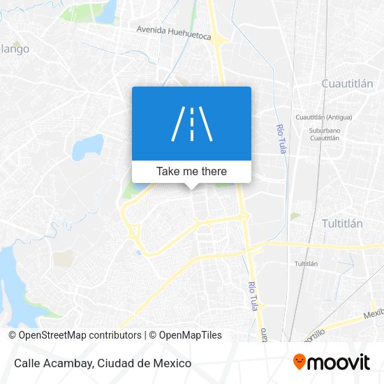 Mapa de Calle Acambay