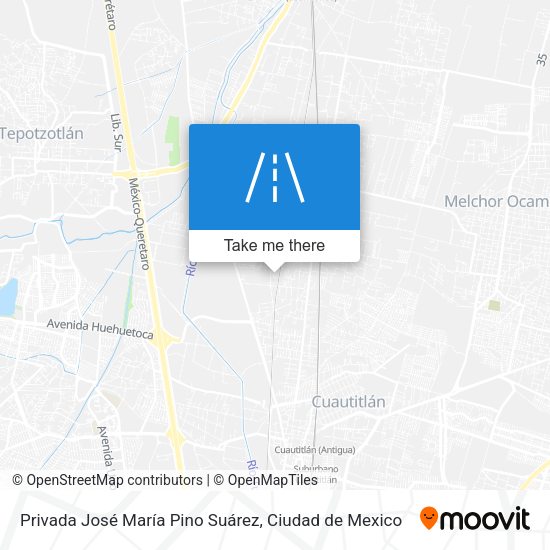 Mapa de Privada José María Pino Suárez