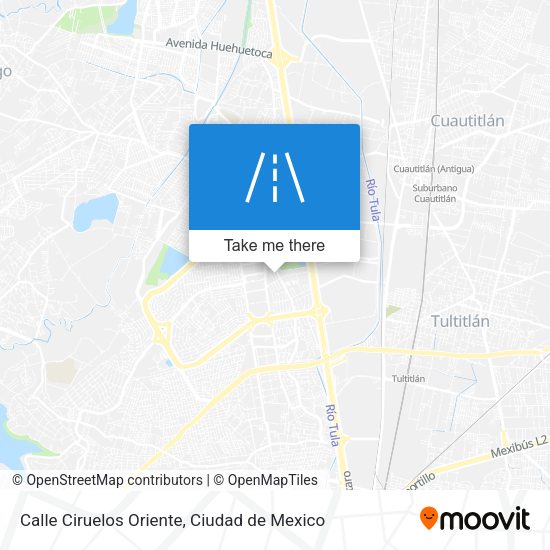 Calle Ciruelos Oriente map