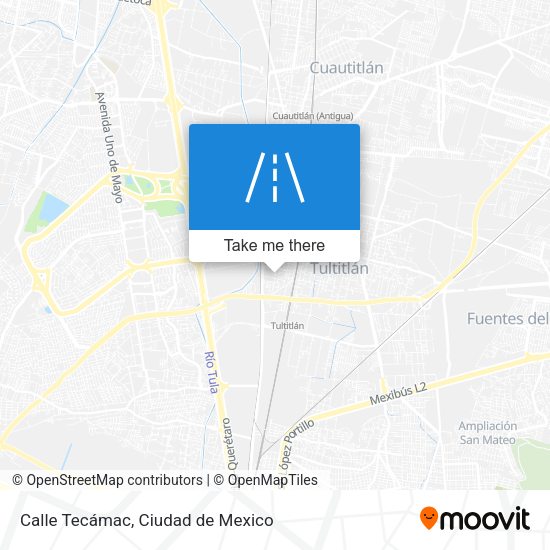 Calle Tecámac map