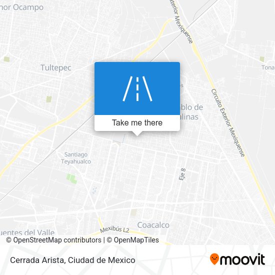 Mapa de Cerrada Arista