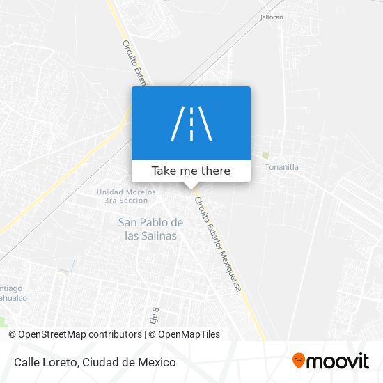 Calle Loreto map