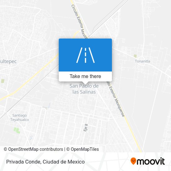 Mapa de Privada Conde