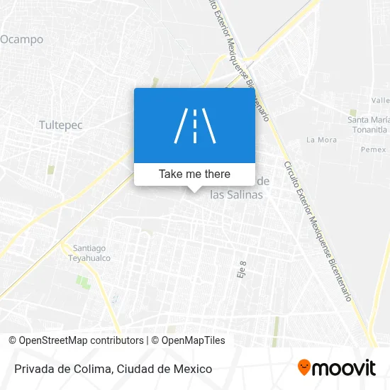 Privada de Colima map