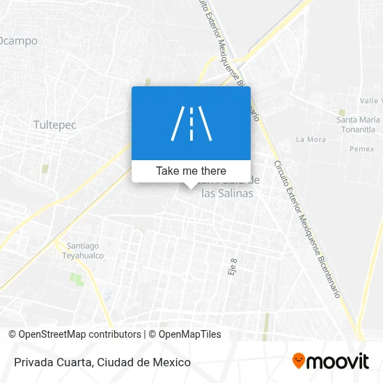 Privada Cuarta map