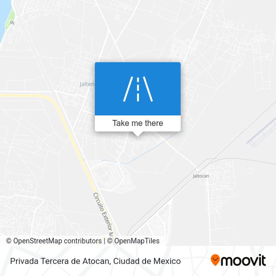 Privada Tercera de Atocan map