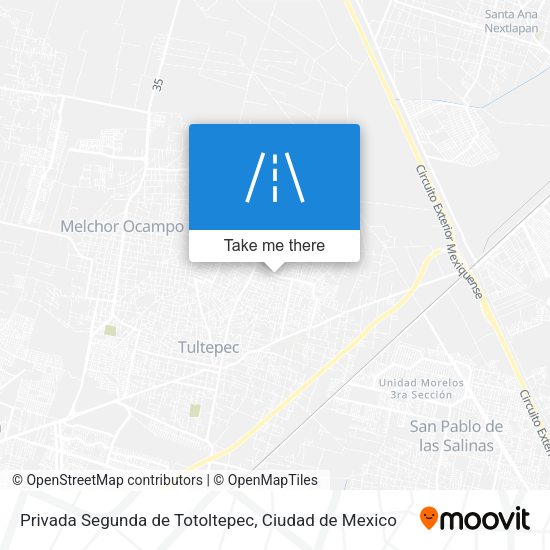 Mapa de Privada Segunda de Totoltepec