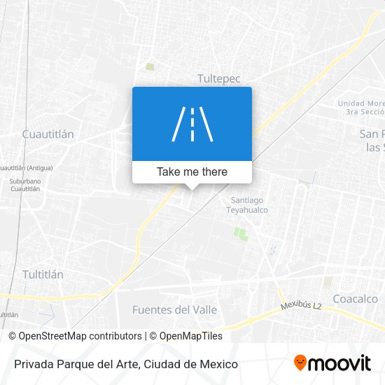 Privada Parque del Arte map