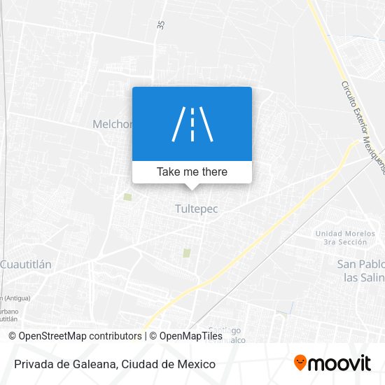 Privada de Galeana map